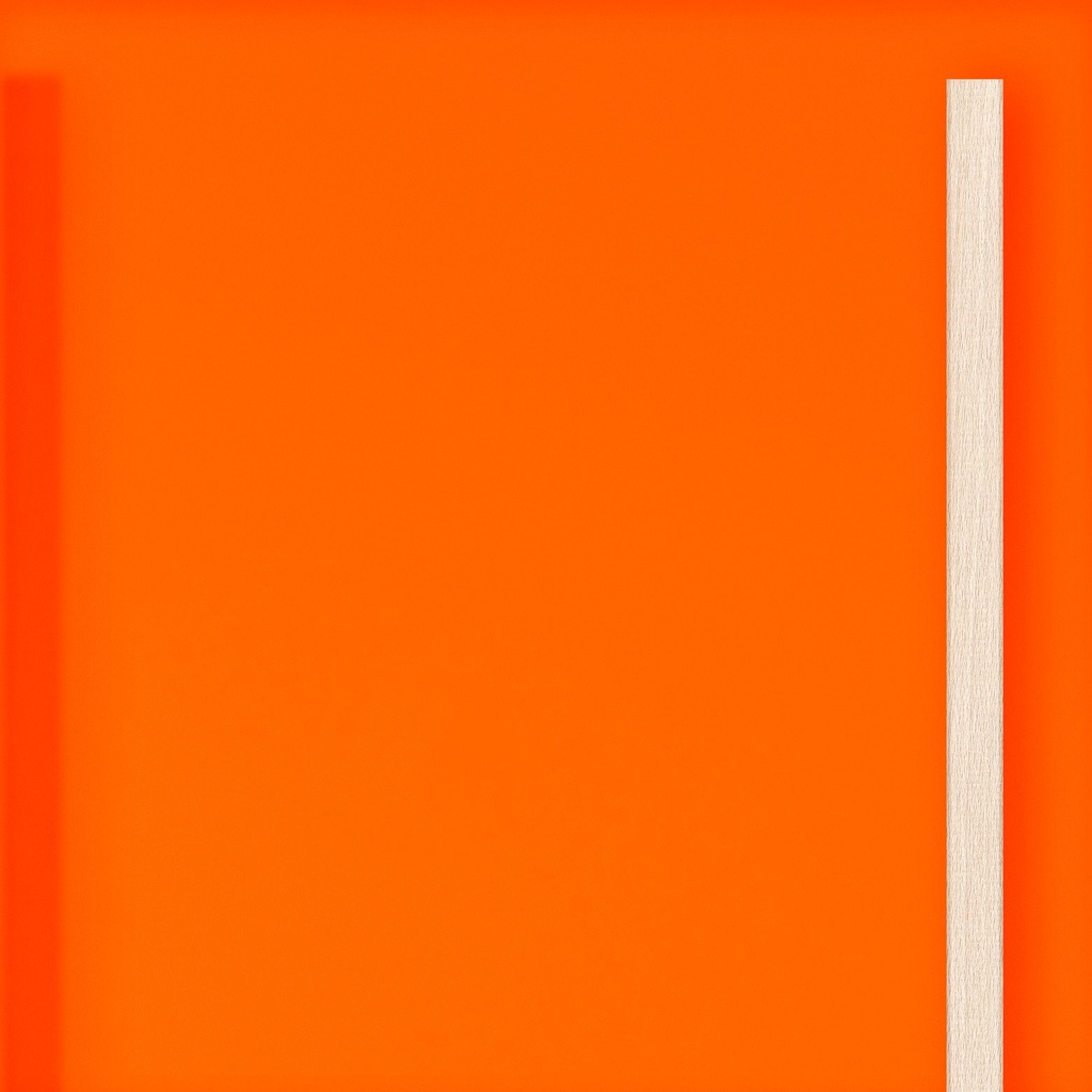 Grande porte Acrylique Translucide Mandarine