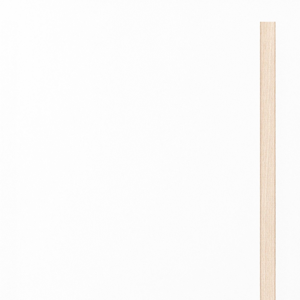 Grande porte Acrylique opaque Blanc Mat