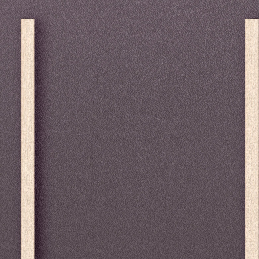 Grande porte MDF Aubergine