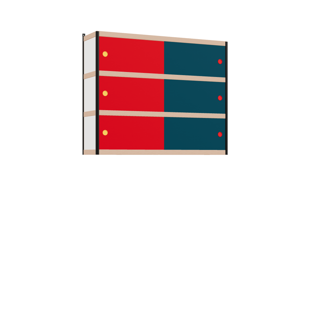 Hanging cabinet (97x120x32 cm)