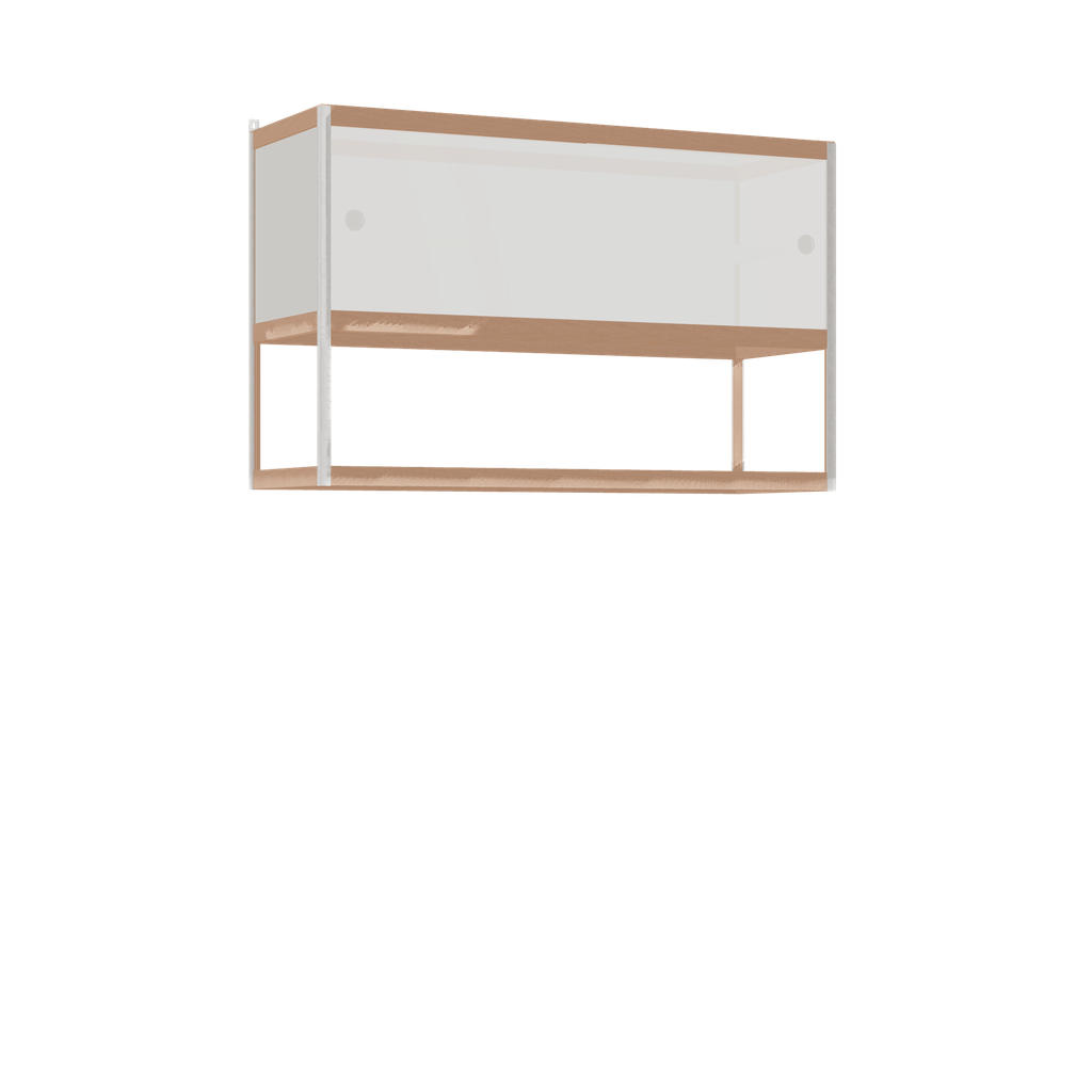 Zwevende kast (76x120x42 cm)