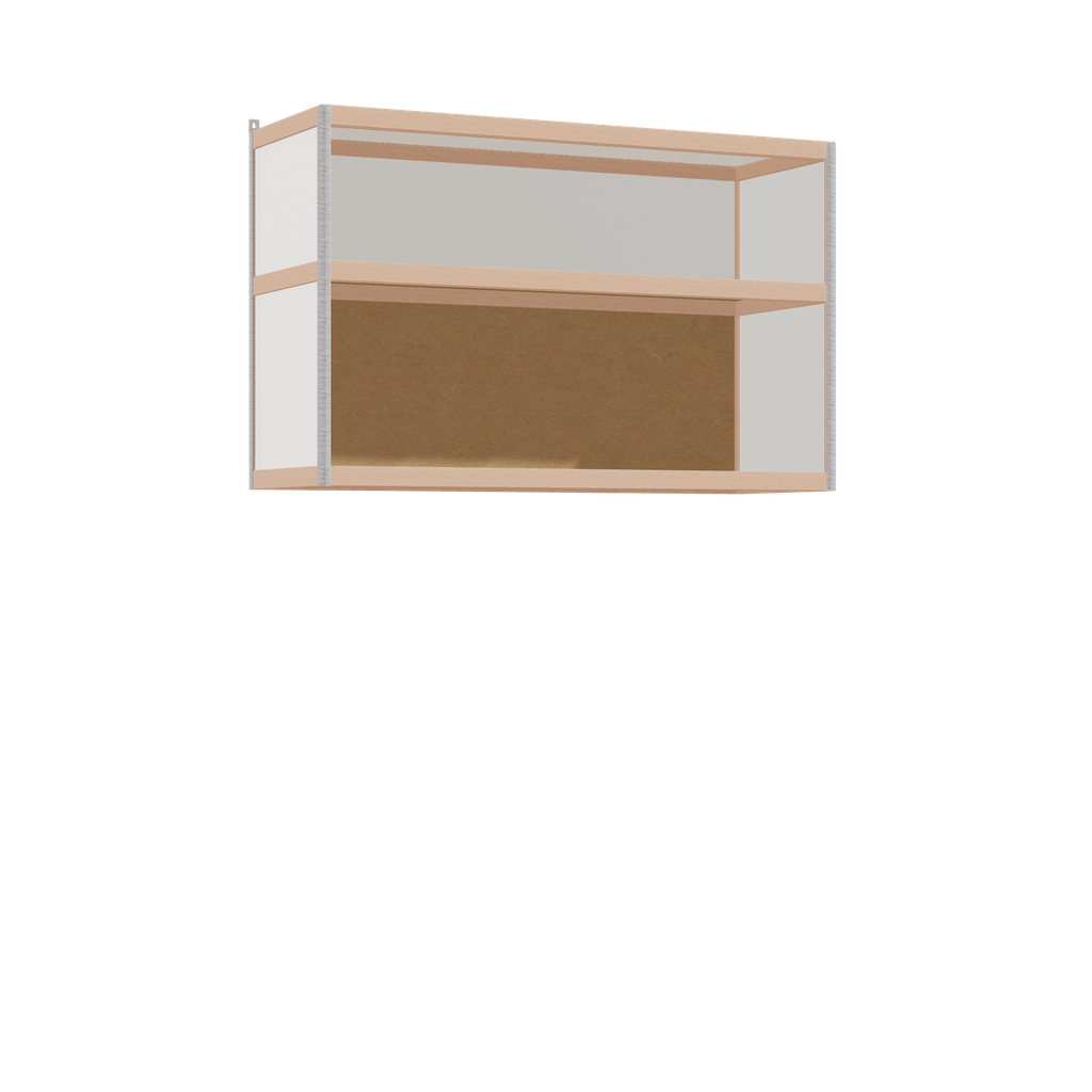 Zwevende kast (76x120x42 cm)