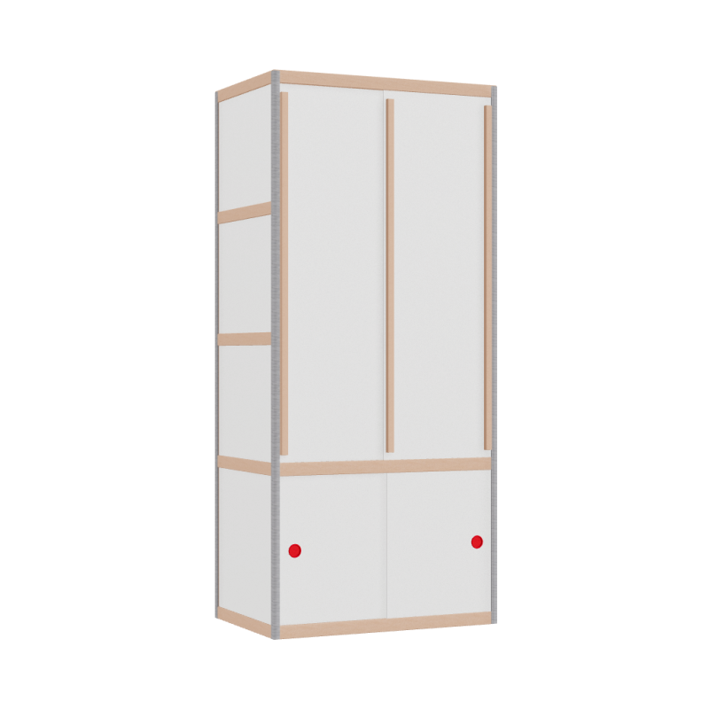 Kleerkast (178x80x52 cm)