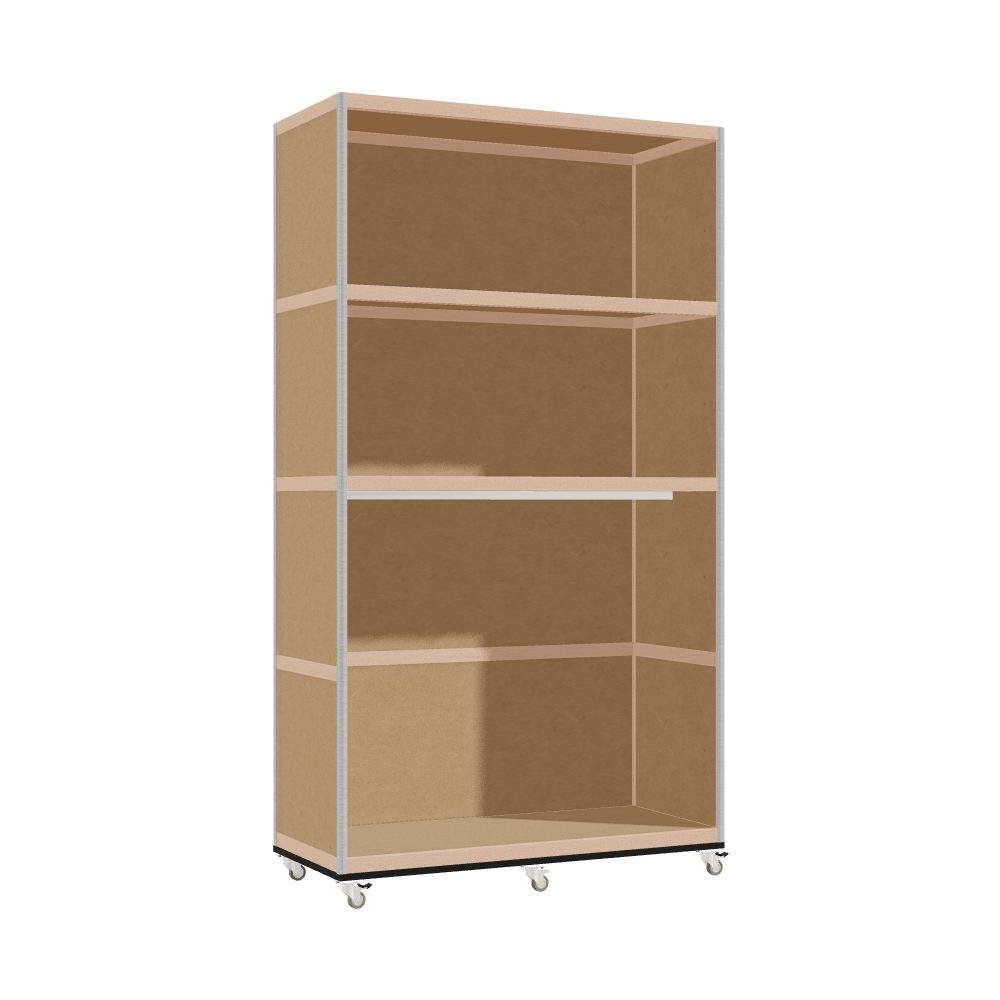 Kleerkast (217x120x52 cm)