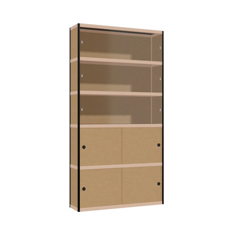 Vitrine (229x120x32 cm)