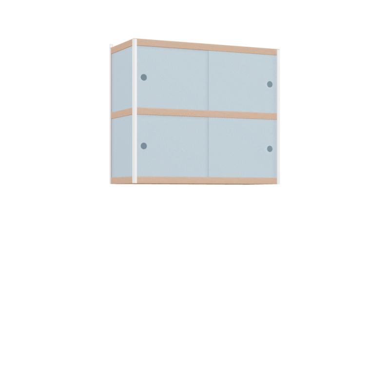 Zwevende kast (86x100x42 cm)