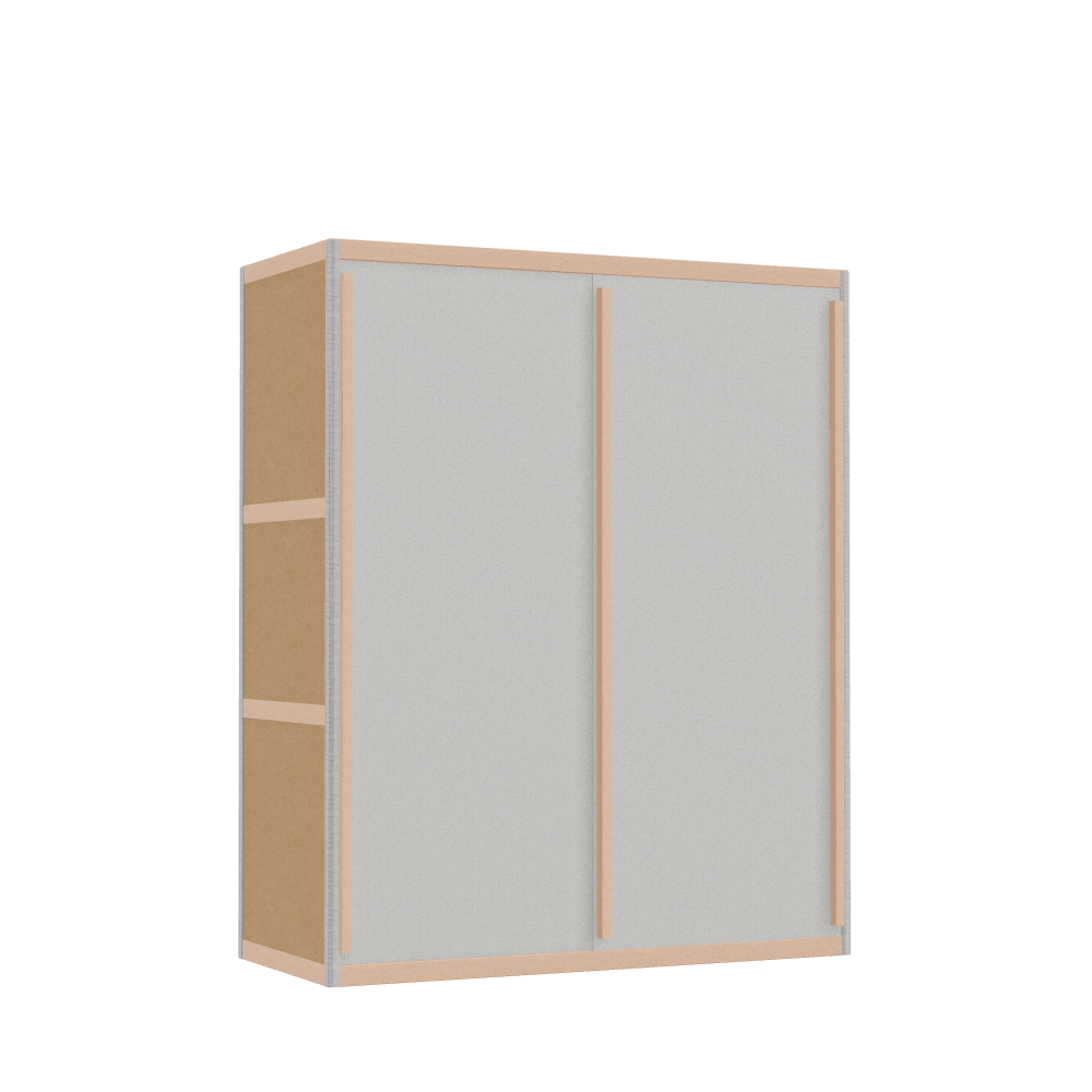 Kleerkast (147x120x52 cm)