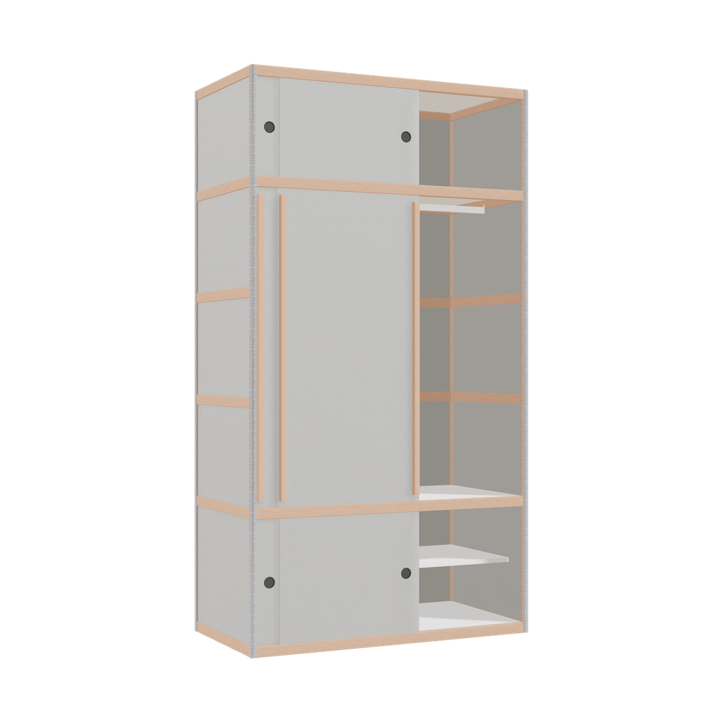 Wardrobe (219x120x62 cm)