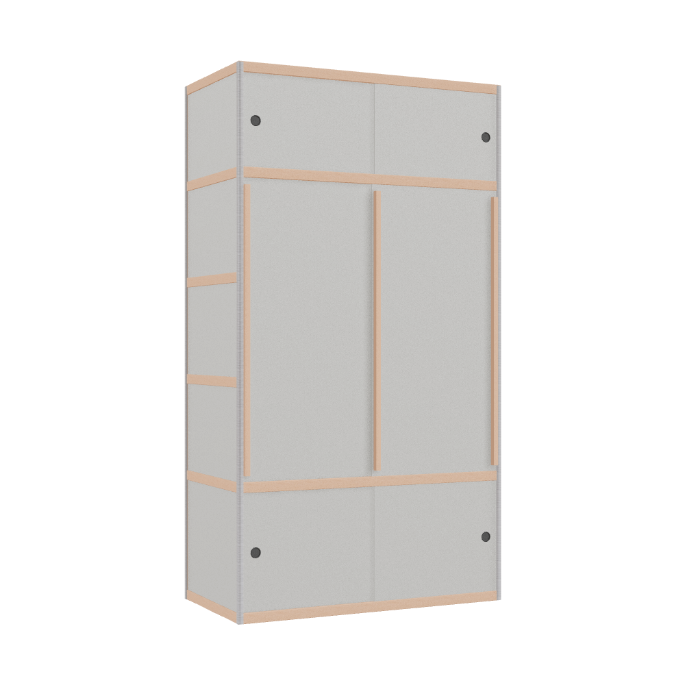 Wardrobe (219x120x62 cm)