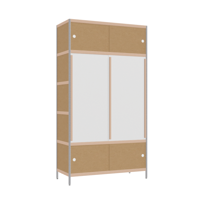 Kleerkast (220x120x52 cm)