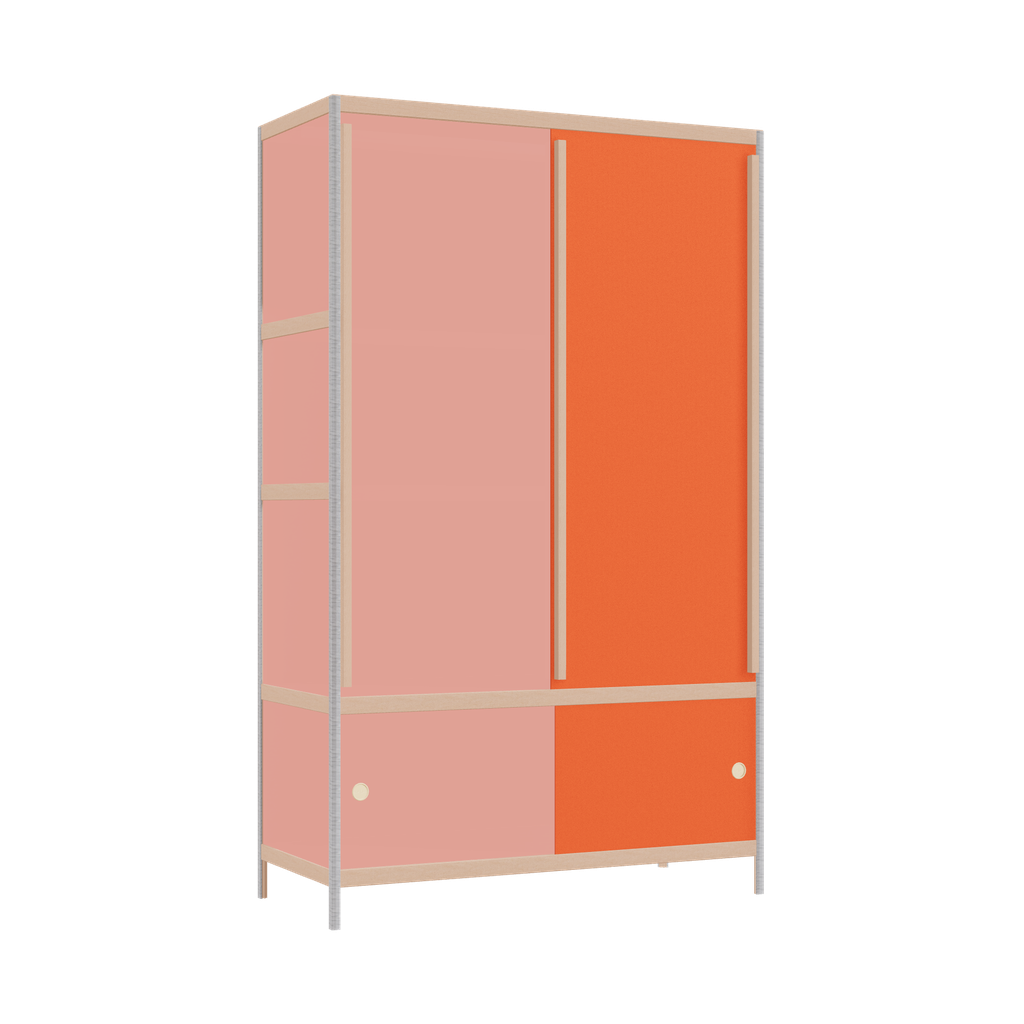 Wardrobe (198x120x52 cm)