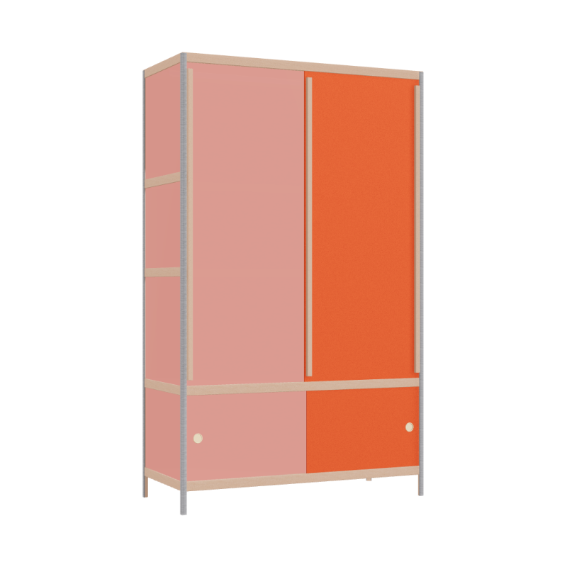 Wardrobe (198x120x52 cm)
