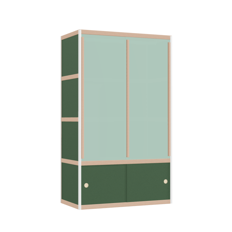 Kleerkast (168x100x52 cm)