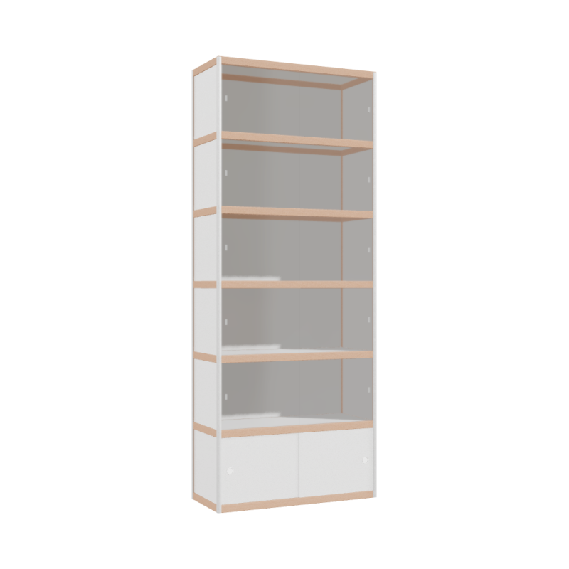 Display cabinet (250x100x42 cm)