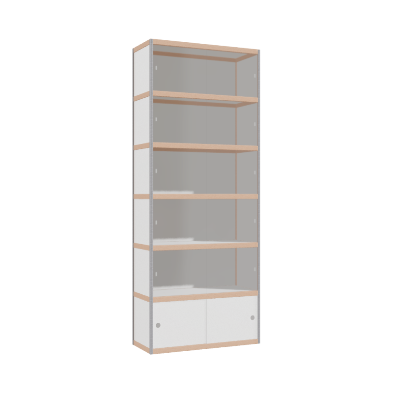Display cabinet (250x100x42 cm)