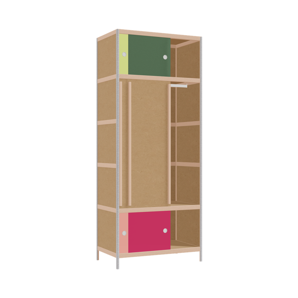 Wardrobe (219x90x52 cm)
