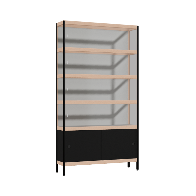 Display cabinet (180x100x25 cm)