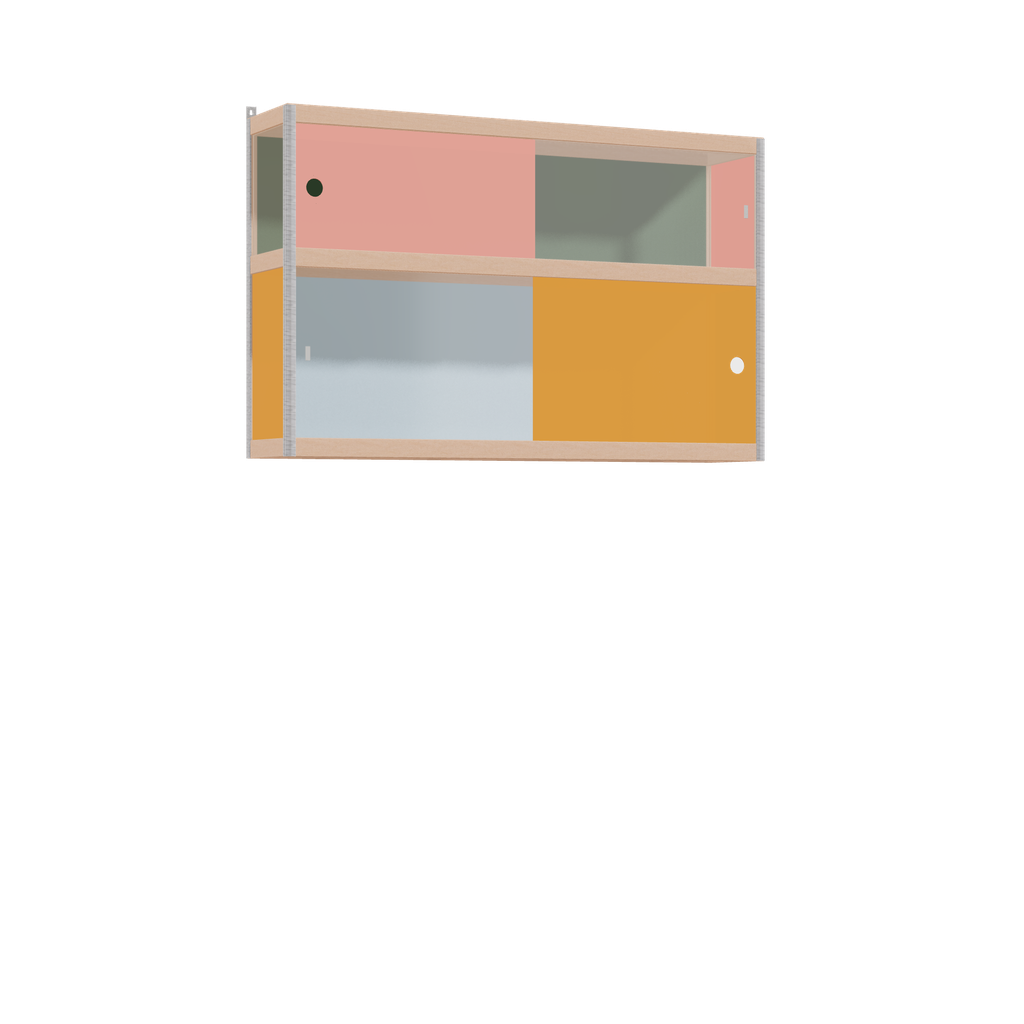 Zwevende kast (76x120x25 cm)