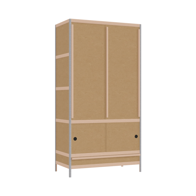 Wardrobe (192x100x52 cm)