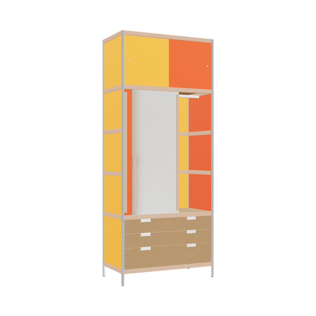 Wardrobe (240x100x52 cm)