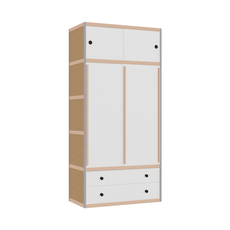 Kleerkast (209x100x52 cm)