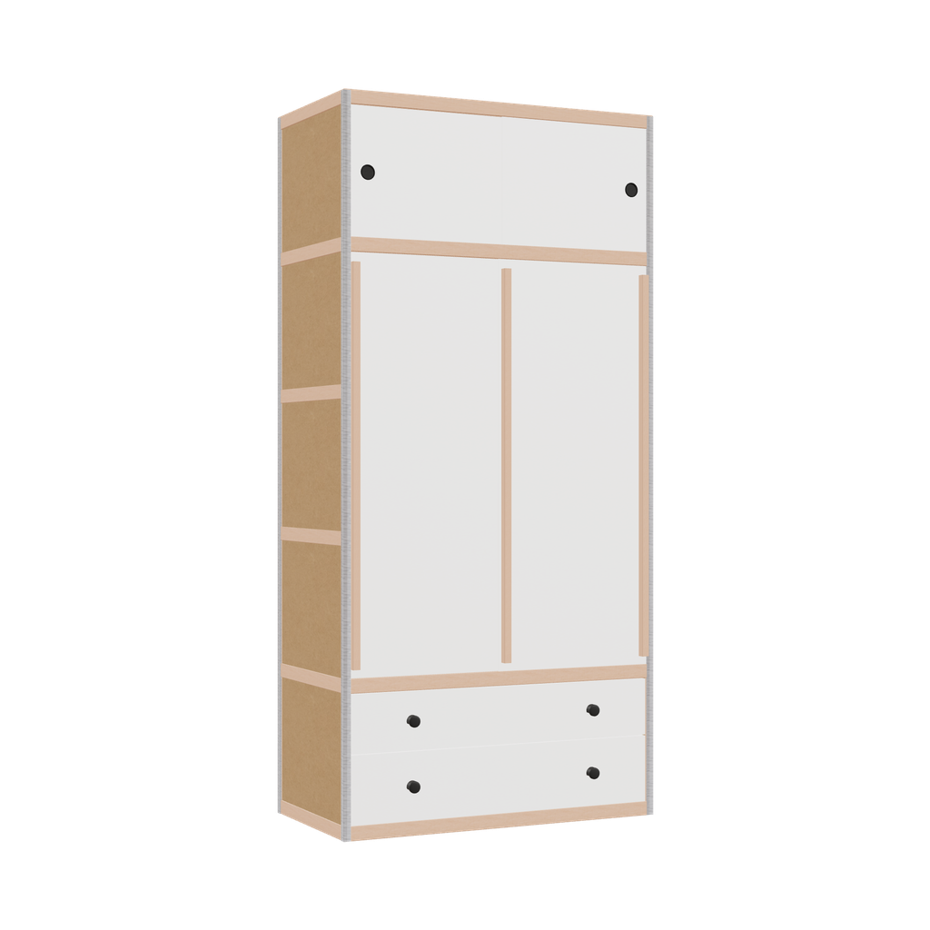 Wardrobe (209x100x52 cm)