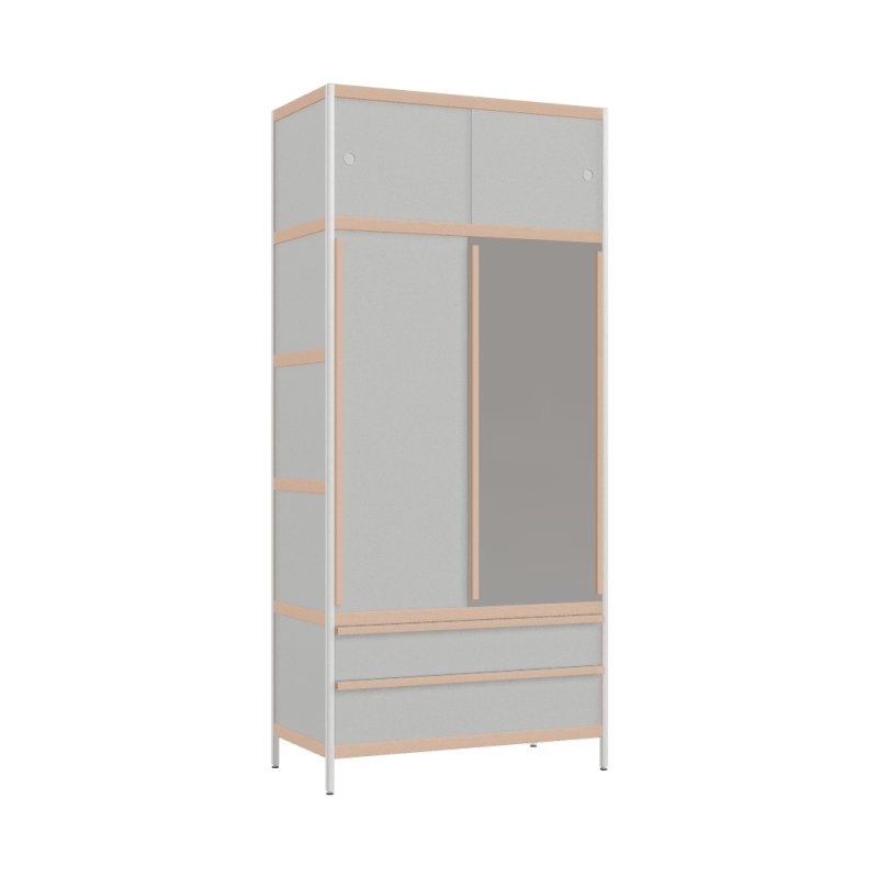 Kleerkast (220x100x52 cm)