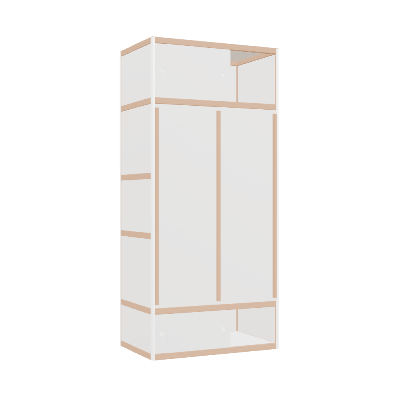 Penderie (219x100x62 cm)