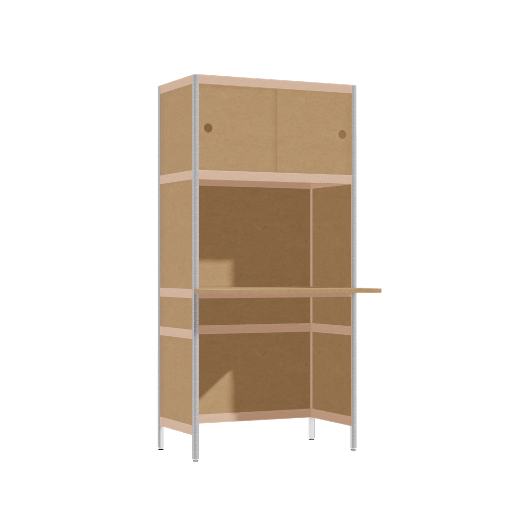 Cantilevered desk (165.5x80x63.6 cm)