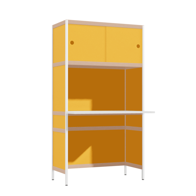 Cantilevered desk (165.5x90x63.6 cm)