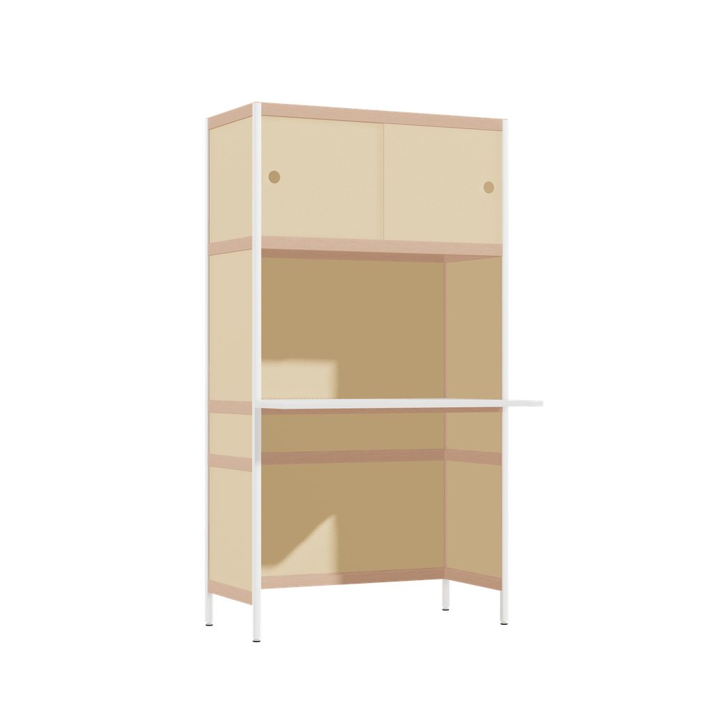 Bureau débordant (165.5x90x63.6 cm)