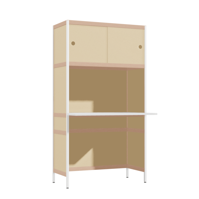 Cantilevered desk (165.5x90x63.6 cm)