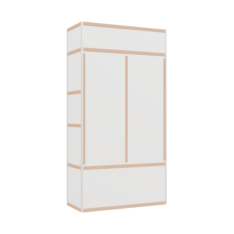 Kleerkast (229x120x52 cm)