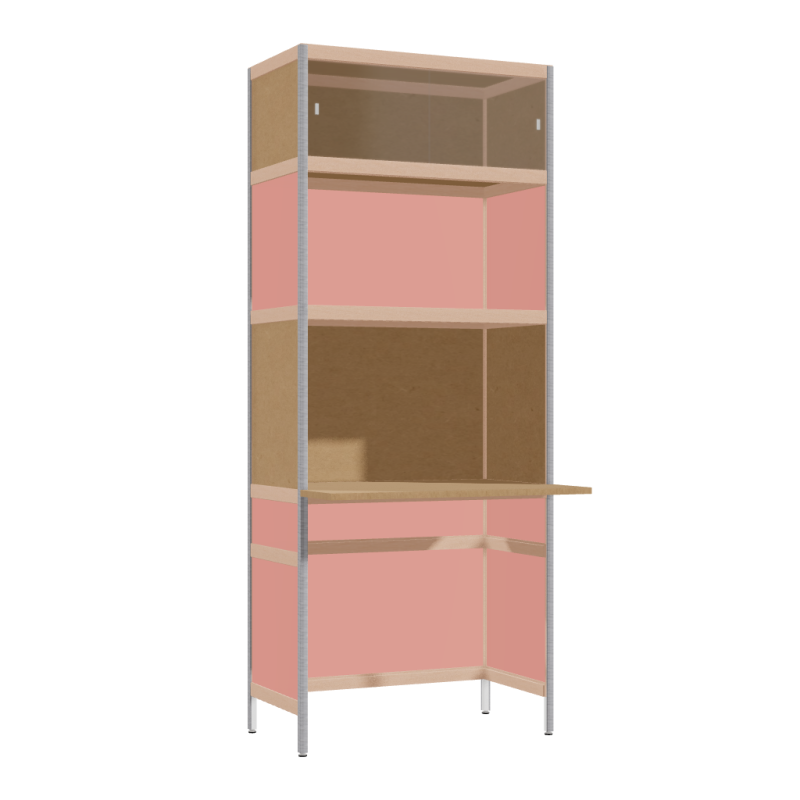 Overhangend bureau (196.5x80x63.6 cm)