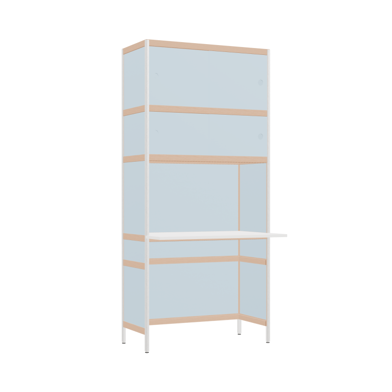 Overhangend bureau (196.5x90x63.6 cm)