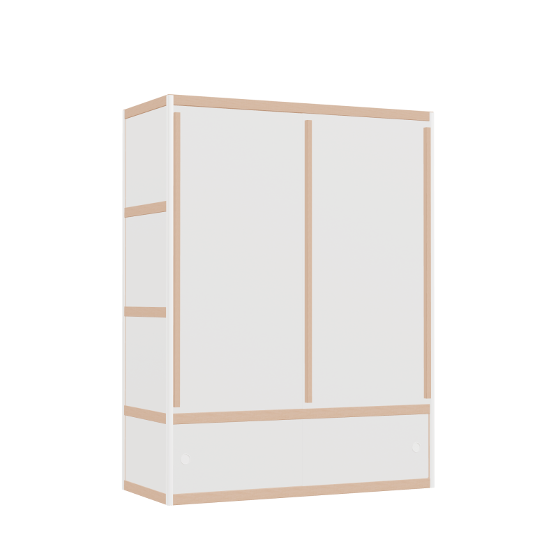 Kleerkast (158x120x52 cm)