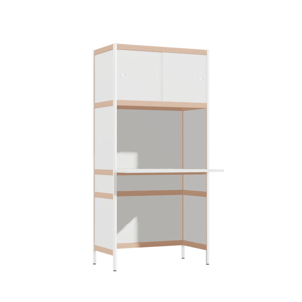 Bureau débordant (165.5x80x63.6 cm)