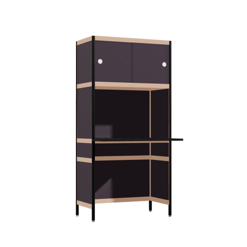 Overhangend bureau (165.5x80x63.6 cm)