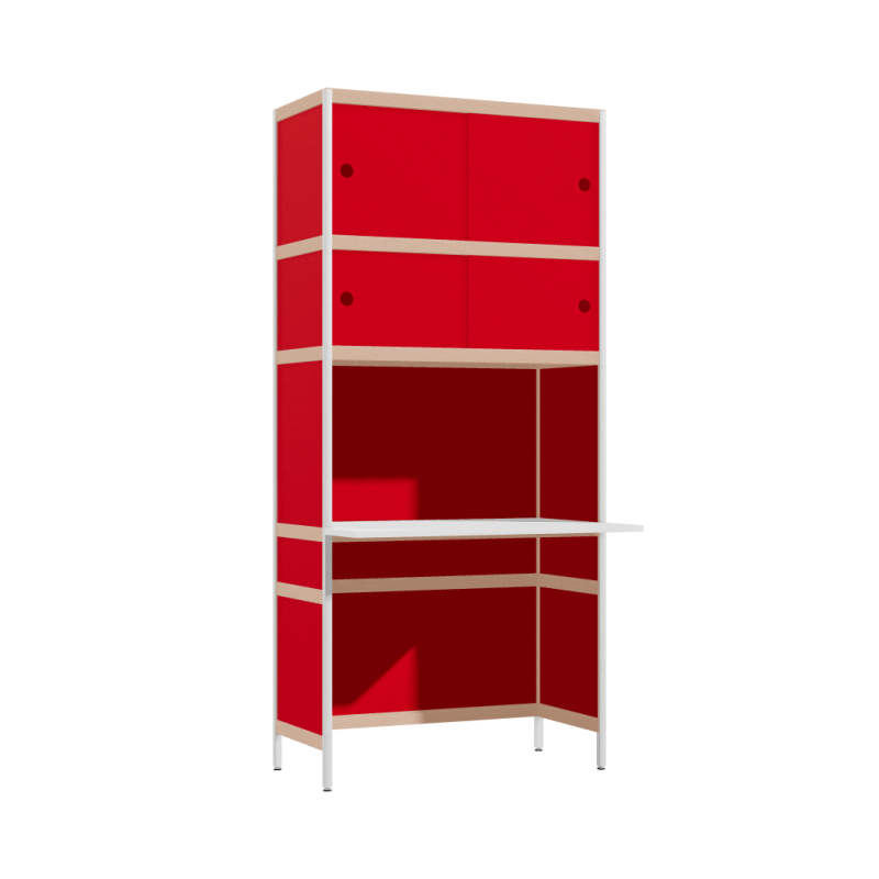 Bureau débordant (196.5x90x63.6 cm)