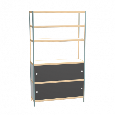 Kast (209x120x42 cm)