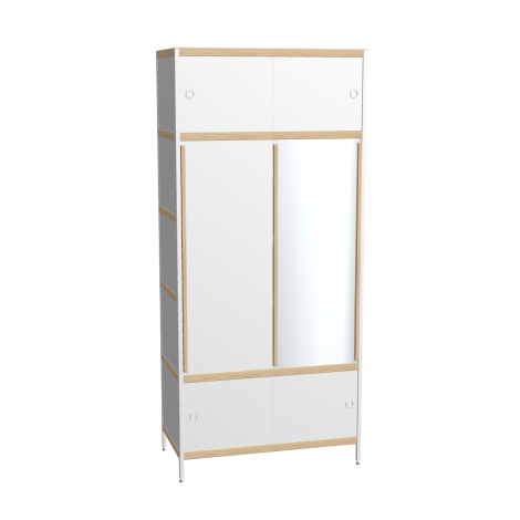 Wardrobe (220x100x52 cm)
