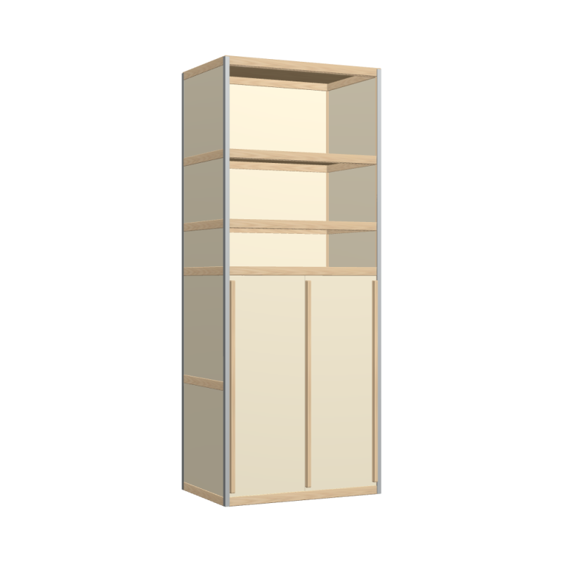 Wardrobe (199x80x52 cm)