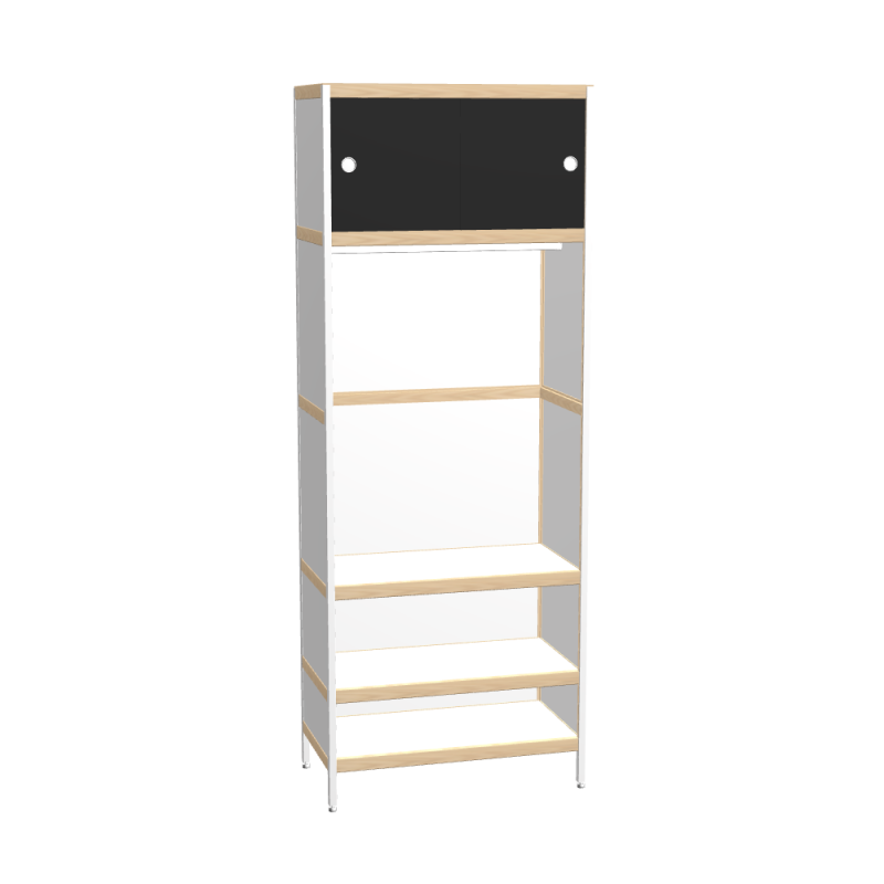 Kleerkast (210x80x42 cm)