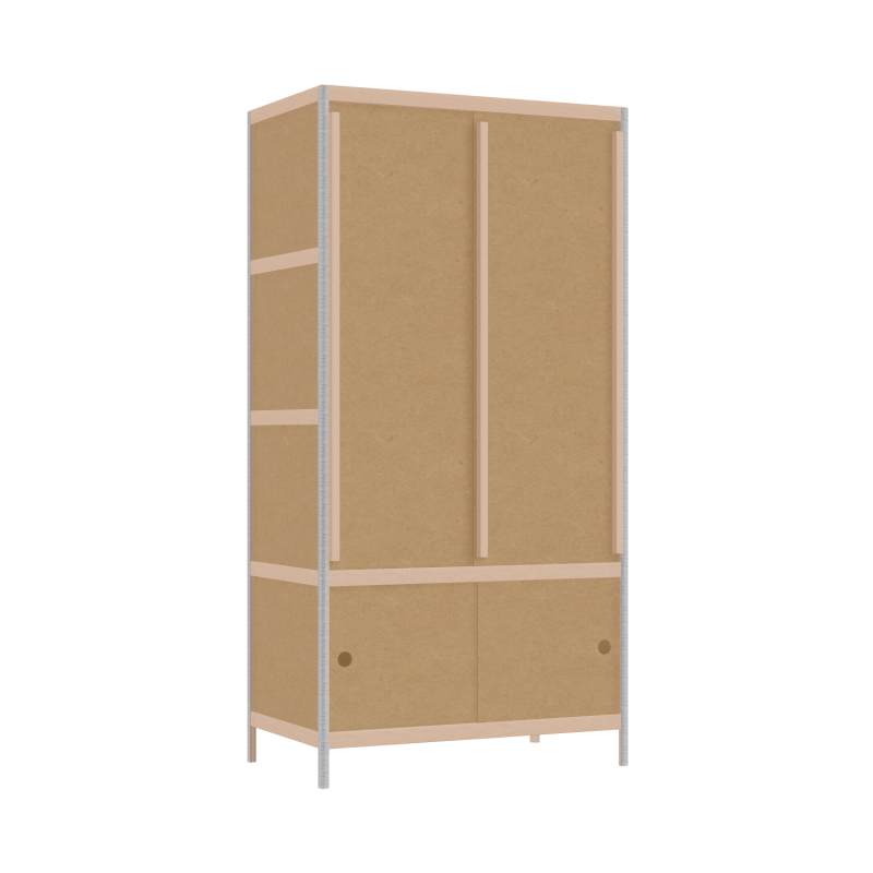 Kleerkast (178x90x52 cm)