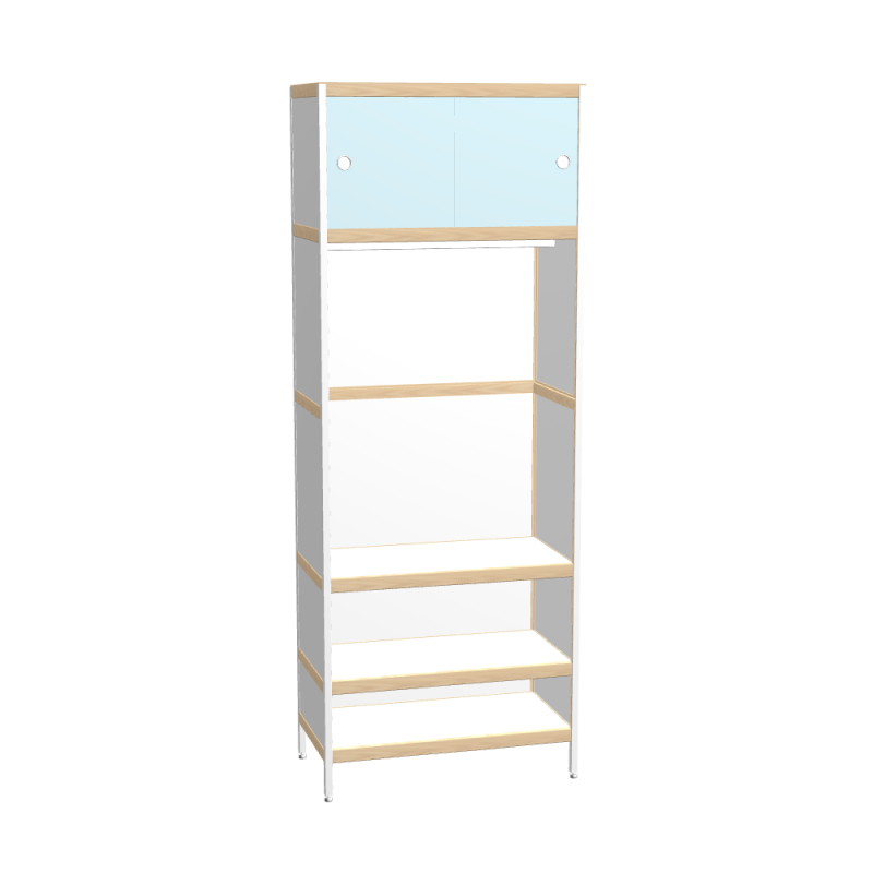 Kleerkast (210x80x42 cm)