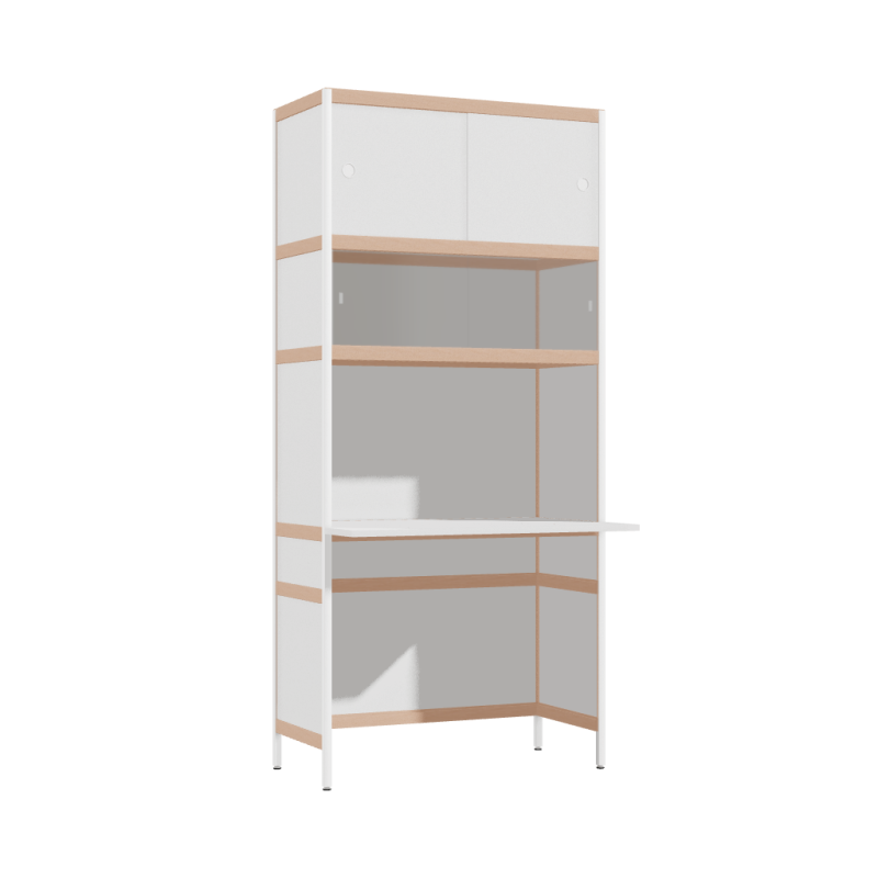 Bureau débordant (196.5x90x63.6 cm)