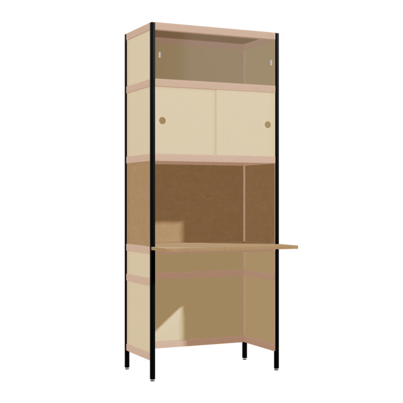 Cantilevered desk (196.5x80x63.6 cm)