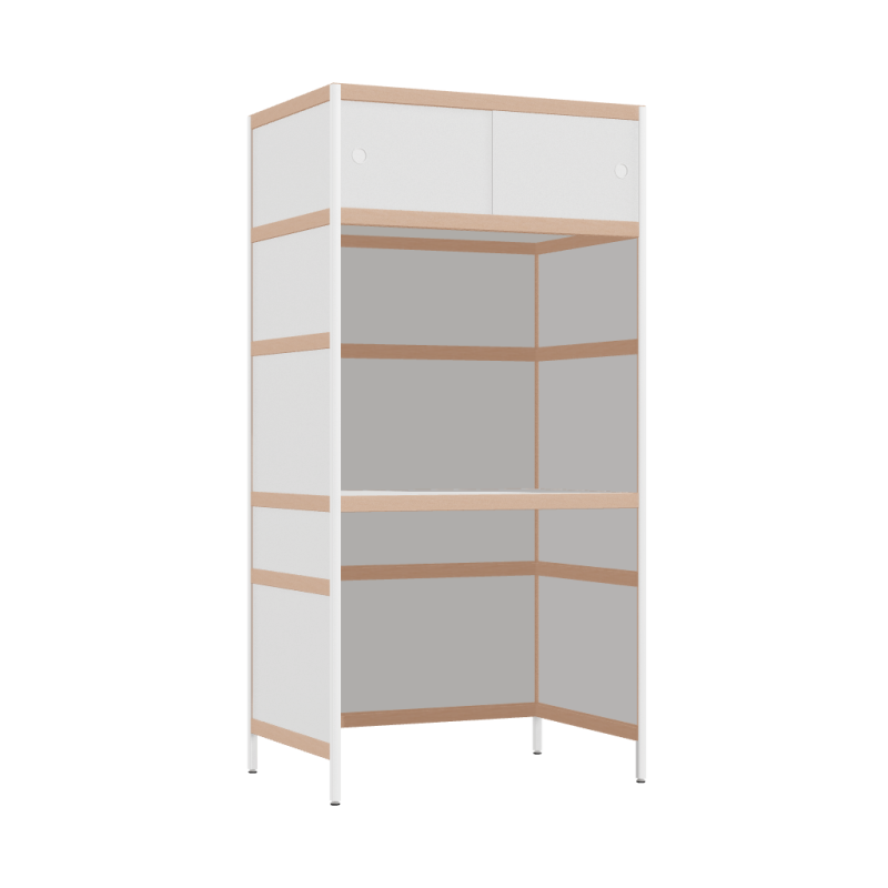 Geïntegreerd bureau (180x90x62 cm)