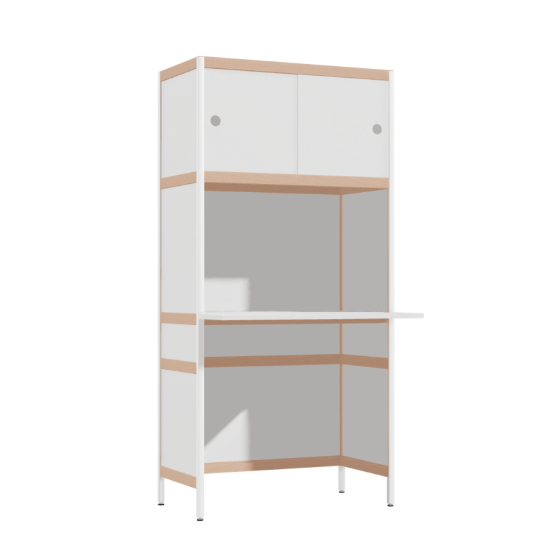 Overhangend bureau (165.5x80x63.6 cm)