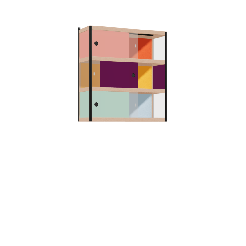 Hanging cabinet (97x90x32 cm)